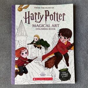 HARRY POTTER Coloring Book NWT